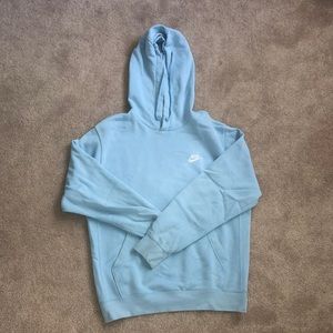 Baby Blue Nike Hoodie